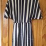 H&M Navy and Cream Stripped Wrap Front Dress Size S RRP 32.99 Image 5