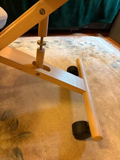 Wooden Kneeling Ergonomic Chair Orthopaedic Posture Stool Frame Seat Beige