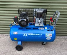 Brand New Manarola 100L 3HP Single Phase Compressor 10 Bar