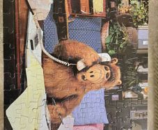 ALF 100 Piece Jigsaw Puzzle TV Show Complete MB 1987 Receptionist Admin