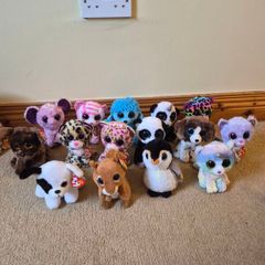 19 Original Ty Beanie Boos, All With Ty Tags And Some With Original Price On Them