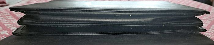 Expanding Leather Briefcase by TopTrend - New Old Stock
