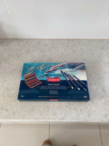 Brand New Derwent pencils in wooden case