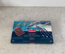 Brand New Derwent pencils in wooden case
