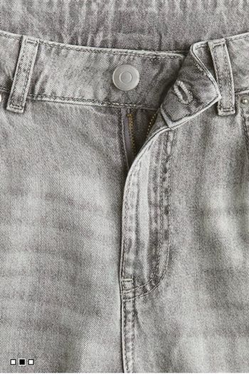 H&M Grey Sweatshirt XL and Grey Wide Leg Jeans UK 14
