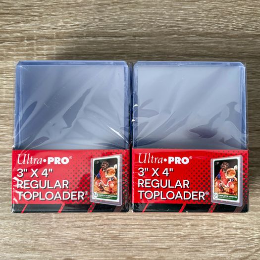 2 Packs of 25x Ultra Pro 3 x 4 Inch Top Loaders New Toploaders Pokemon Yugioh Cards Protection Cases Sealed MTG