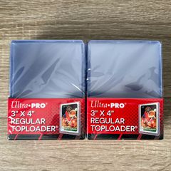 2 Packs of 25x Ultra Pro 3 x 4 Inch Top Loaders New Toploaders Pokemon Yugioh Cards Protection Cases Sealed MTG