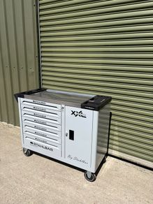41" 7 Drawer Tool Box - Fully Loaded With Tools + Side Cabinet