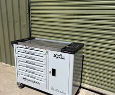 41" 7 Drawer Tool Box - Fully Loaded With Tools + Side Cabinet