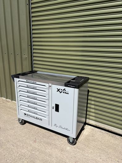 41" 7 Drawer Tool Box - Fully Loaded With Tools + Side Cabinet