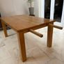 Solid Oak Dining Table Image 2