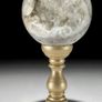 Crystal Quartz Spheres On Custom Stands - Mineral Form Image 3