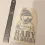 Cool Baby On Board Cool Dude Sticker for car decal vinyl Image 2