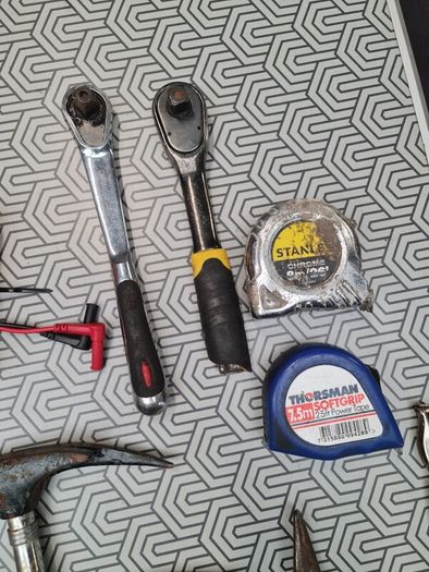 Hand tools and toolbag