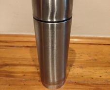 Suction Thermos Flask - 1 Litre - Stainless Steel