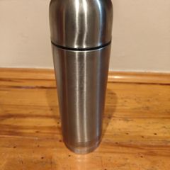 Suction Thermos Flask - 1 Litre - Stainless Steel