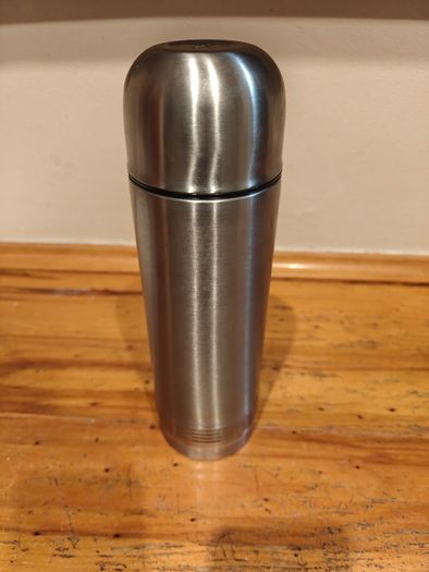 Suction Thermos Flask - 1 Litre - Stainless Steel