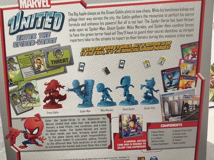 Marvel United Enter the Spider-Verse