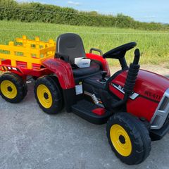 kids ride on tractor 12v - never used