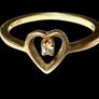 Vintage 9ct Hallmarked Diamond Suspension Ring Image 5