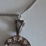 ladies silver chain and pendant Image 8