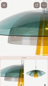 Large Ceiling glass pendant light. Made.com . BNIB. Retail gbp139