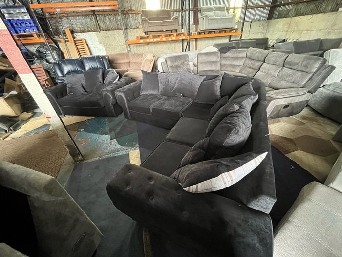 Back corner sofa with matching 2 seater set