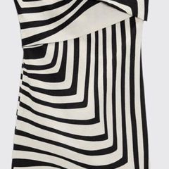 Linen blend mini dress
