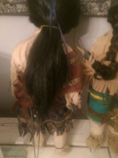 Pair of Indians porcelain doll s