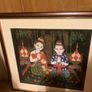 Thai silk paintings collection free postage Image 2
