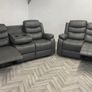 Sale Offer! 3+2+1 Roma Manual Leather Recliner Sofa Set Image 5