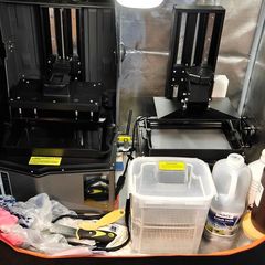 Elegoo Saturn 4 Ultra + 3 Ultra + Cure&Wash 3 Station + 12L resine + Enclosure