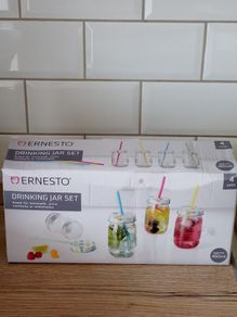 New Drinking Jar Set, 4 Sets
