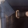 Coach mini swagger black pebble leather crossbody handbag Image 6