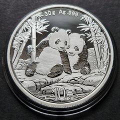 30 Gram Silver  Panda  2026  Yuan 10 Bu Coin