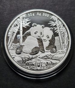 30 Gram Silver  Panda  2026  Yuan 10 Bu Coin