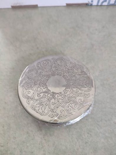 Set of 3 Silver plated Coasters