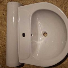 Basin and pedestal