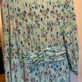 Mint Green Floral Plisse Maxi Dress   Size 10   Perfect Condition Image 9