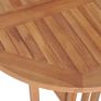 3 Piece Folding Bar Set Solid Teak Wood Image 6