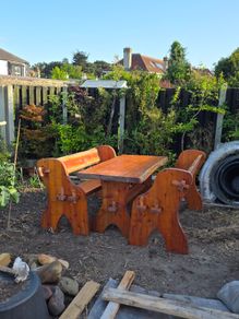 Unique garden bench
