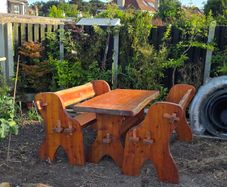 Unique garden bench