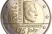 Luxembourg 2 Euro Commemorative Coin 2014 - 175 Years of Independence of Luxembourg. Uncirculated.