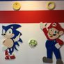 Mario/Luigi sonic/tails Wall murals Image 2