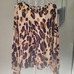 next leopard print blouse
