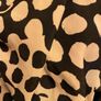 dress River Island long sleeve wrap effect off white and black dots pattern size 38 Image 5