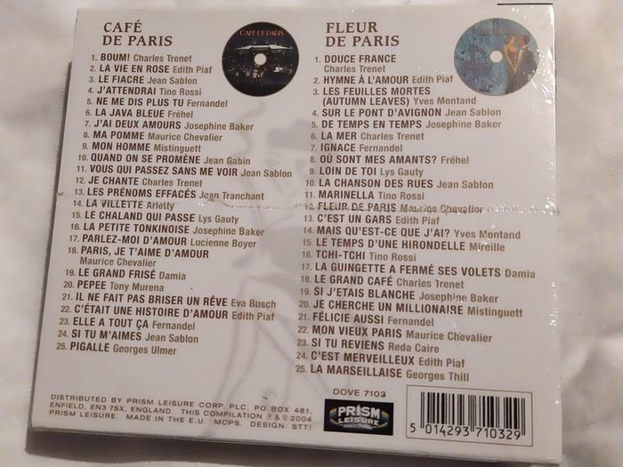 Brand New Cafe De Paris double Cd