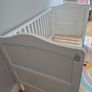 Cot Bed with Mattress (Grey or White) Image 4