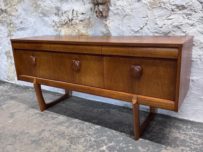 Mid Century Modern teak sideboard manufactured by Elliot's of Newbury