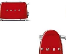 brand new Smeg 50's Retro Kettle & 2 Slice Toaster Set